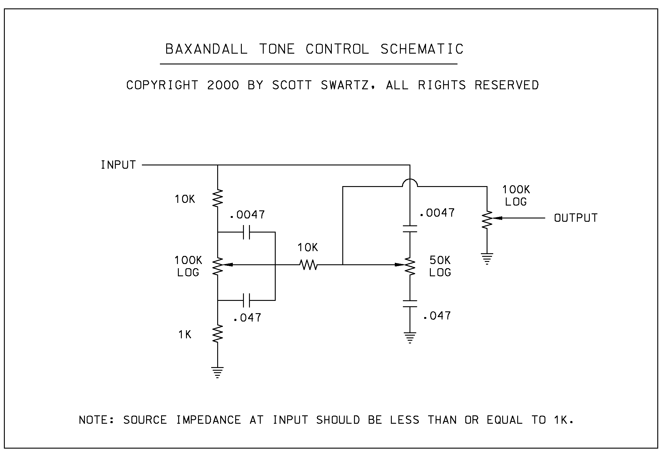 Baxandall Tone Control